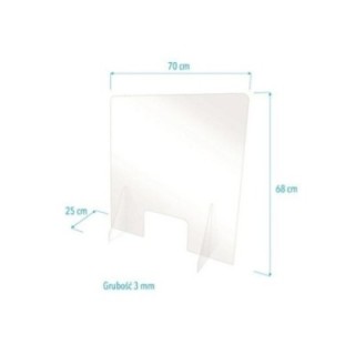 Osłona ochronna PET-G 680x700mm