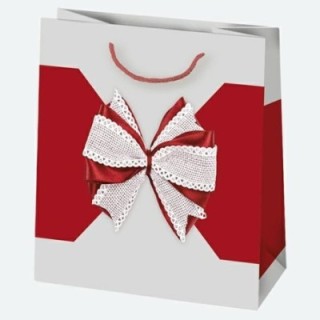 Torebki ozdobne T2 ogólne zestaw 26,15,5/15,5cm, op. 10szt (kokardy) (60)