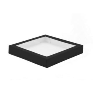 SUSHI box 32x32x5cm op.50szt. czarny OP-36