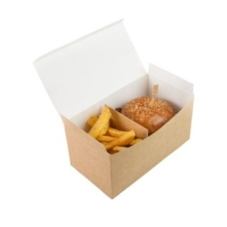 TAKEAWAY zestaw BOX mały pudełko 220x120x110, op.100szt TnG