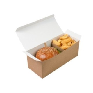 TAKEAWAY zestaw BOX duży pudełko 260x110x100, op.100szt TnG