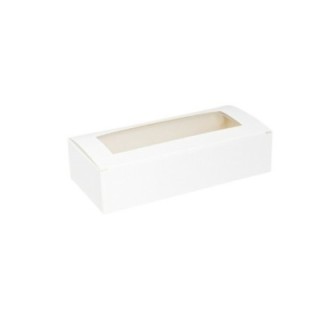 Pudełko 20x9x4,5 biało/białe - OKNO op. 100szt.