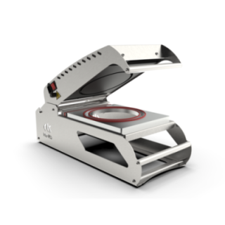 Zgrzewarka tacek RK-O Z RAMKĄ fi.185mm i  docinaniem folii po obrysie