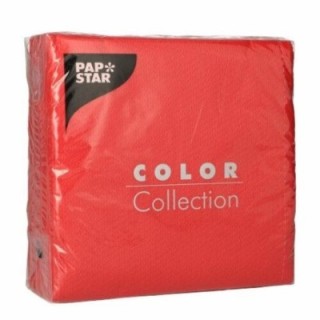 Serwetki 33x33 1W 1/4 BUFFET czerwone op.100szt. (k/12)