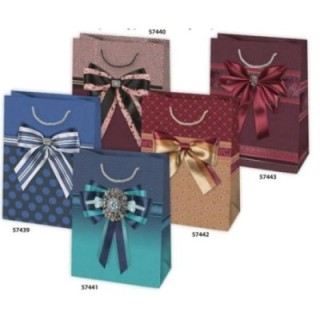 Torebki ozdobne T10 ogólne zestaw 41 34/48cm, op.10szt. (kokardy)  (12)