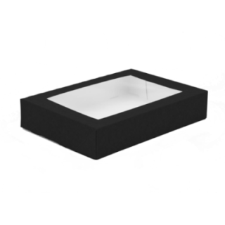 SUSHI box 22x14x5cm op.50szt. czarny (P9784)