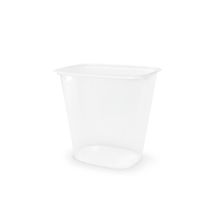 P-BOX KFB pojemnik prost.PP 500ml op.100szt (k/10) PRA500, WIELORAZOWE