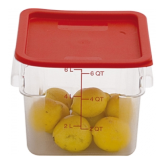 Pojemnik z miarką z poliwęglanu 5,7L gł.:230,szer.:230,v:5,7l pokryw.061410