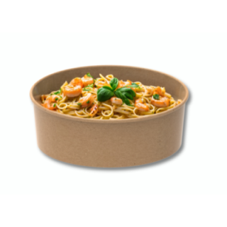 Miska fi.185mm KRAFT 1000/1300ml h68mm op.50szt. PLASTIC FREE (k/6)