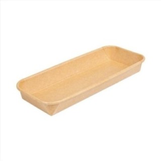 Sushi Box 1 G tacka kraft 22x9x2,4cm op.50szt. (k/12) OP-02