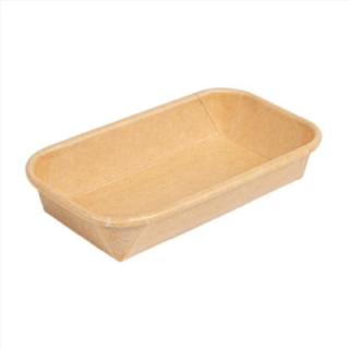 Sushi Box 0 G tacka kraft 16x9x2,4cm op.50szt. (k/16) OP-01