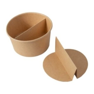 Miska fi.150mm SEPARATOR dwudzielny do miski 1000ml op.100szt. TnP  insert