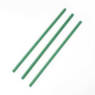 Słomki papierowe śr.6mm dł.19,7cm ZIELONE op.100szt. (k/55) TnG