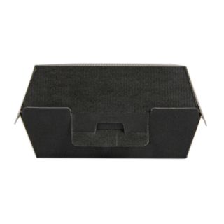 Pudełko HAMBURGER CZARNY DUŻY op.50szt. 130x125x62mm (k/9)