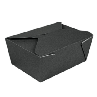 Pudełko TAKEOUT BOX 19,6x14x9cm 2880ml czarne, op.50szt. (k/4)