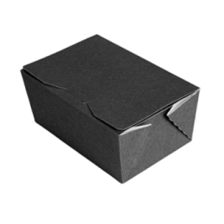 Pudełko TAKEOUT BOX 12,5x8x5,5cm, 375g czarne, op.50szt. (k/6)