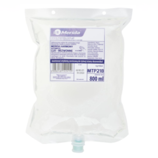 MERIDA mydło w pianie HARMONY LUX AUTOMATIC, jednorazowy wkład 800 ml, bez zapachu, (k/6)