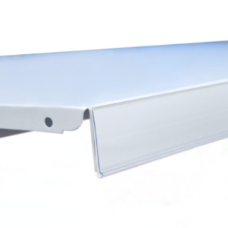 Listwa cenowa DBR39 przezroczysta, dł.1500mm z taśmą piankową 9mm