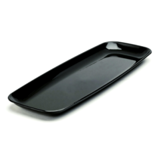 OT45M Taca cateringowa 450mm PS czarna op.5szt. Sabert Mozaik