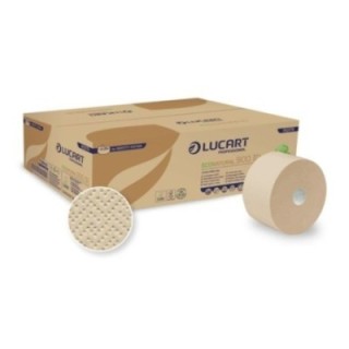 Papier toaletowy EcoNatural 900ID LUCART 202m, 2W, op.12rol. JUMBO autocut, papierowa gilza
