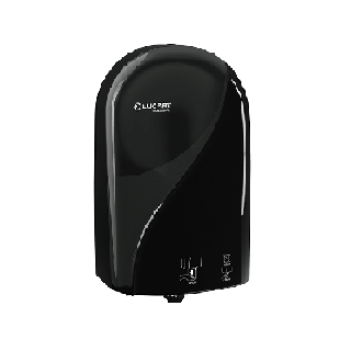 LUCART dozownik papieru MINI Identity czarny AutoCut - system papierowa gilza