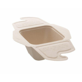 BePulp Meal Box z trzciny To Go 500ml op.150szt (k/2) 13x13x7cm, Sabert