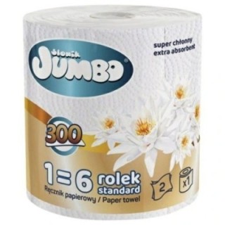 Ręcznik rola MINI Słonik Jumbo 300 op.15 rolek, celuloza, 2W, 60m