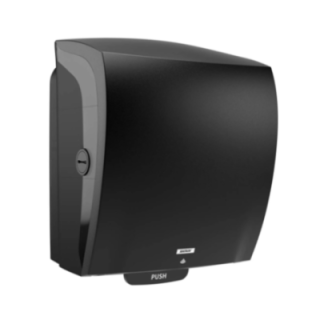 KATRIN bezdotykowy dozownik papieru w roli M1 i M2 - system hybrydowy, czarny