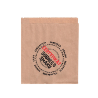 KEBAB koperta papierowa brąz CERTYFIKAT 160x170mm opakowanie 1000szt