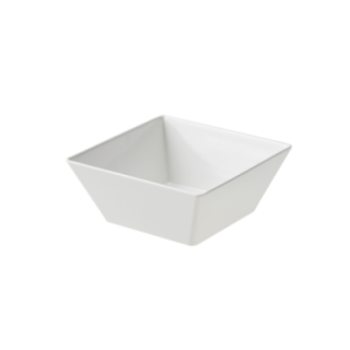 Miseczka kwadratowa 17,7x17,7x8,3cm biała, melamina 1szt. (k/24)
