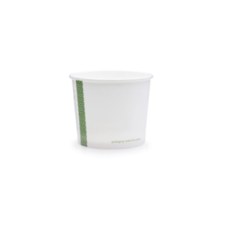 Pojemnik papierowy 280ml op.50szt. średnica 90mm biodegradowalny zupa, sałatka, lody (k/20)