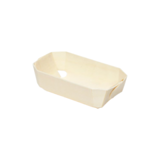 Foremka drewniana do pieczenia z wkładem papierowym 115x65x33mm op.350szt