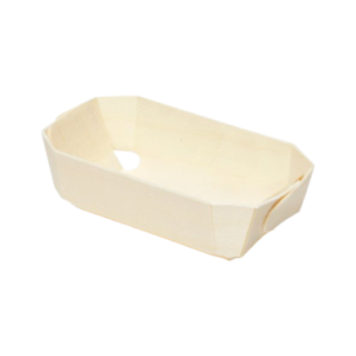 Foremka drewniana do pieczenia z wkładem papierowym 180x110x60mm op.280szt