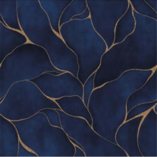 Serwetki 33x33 MAKI OGÓLNE 060002 op.20szt. (k/12) granatowo złote