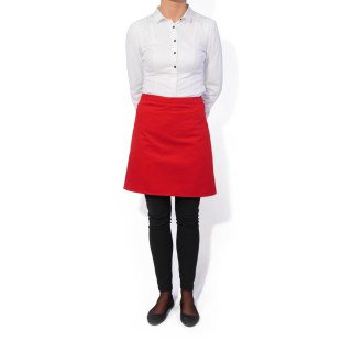 Zapaska kelnerska krótka Czerwona