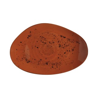 Talerz o organicznym kształcie Dahlia 350x210 mm