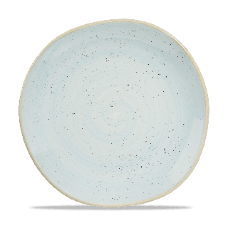 Talerz płytki o organicznym kształcie Stonecast Duck Egg Blu 264 mm