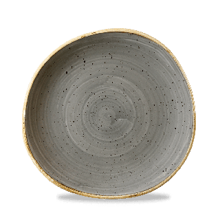 Talerz płytki o organicznym ksztalcie Stonecast Peppercorn Grey 210 mm