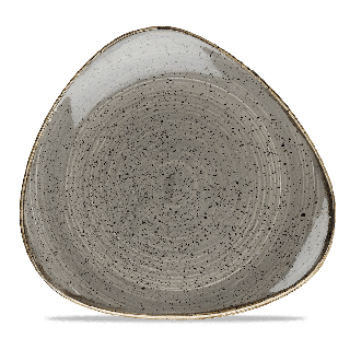Talerz trójkątny Stonecast Peppercorn Grey 285 mm