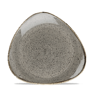 Talerz trójkątny Stonecast Peppercorn Grey 229 mm