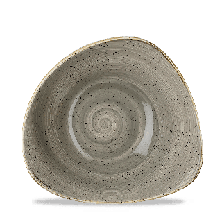 Miska trójkątna Stonecast Peppercorn Grey 370 ml