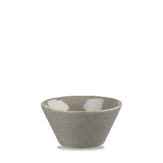 Miska konikalna Stonecast Peppercorn Grey 340 ml, 121 mm