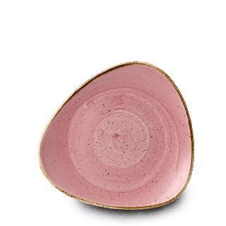 Talerz trójkątny Stonecast Petal Pink 229 mm