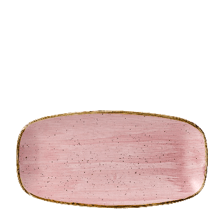 Talerz prostokątny Stonecast Petal Pink 298x153 mm