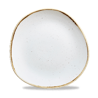 Talerz płytki o organicznym kształcie Stonecast Barley White 264 m