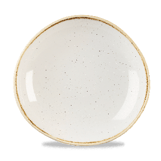 Miska o organicznym kształcie Stonecast Barley White 253 mm