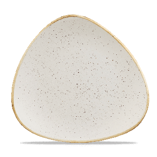 Talerz trójkątny Stonecast Barley White 285 mm