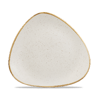 Talerz trójkątny Stonecast Barley White 229 mm