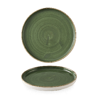 Talerz płytki z rantem Stonecast Sorrel Green, 210mm