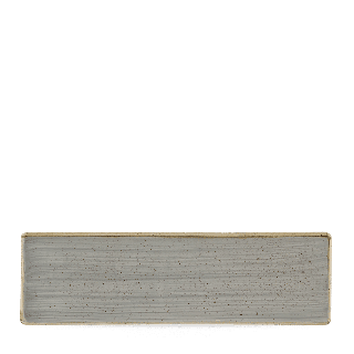 Taca porcelanowa Stonecast Peppercorn Grey, 300x90mm